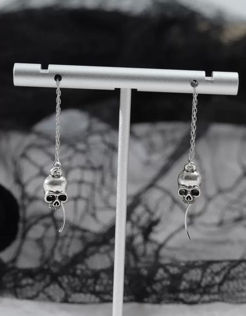 BOUCLES D'OREILLES SKULL – Image 2