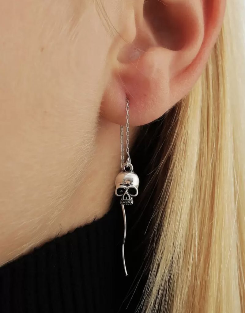 BOUCLES D'OREILLES SKULL